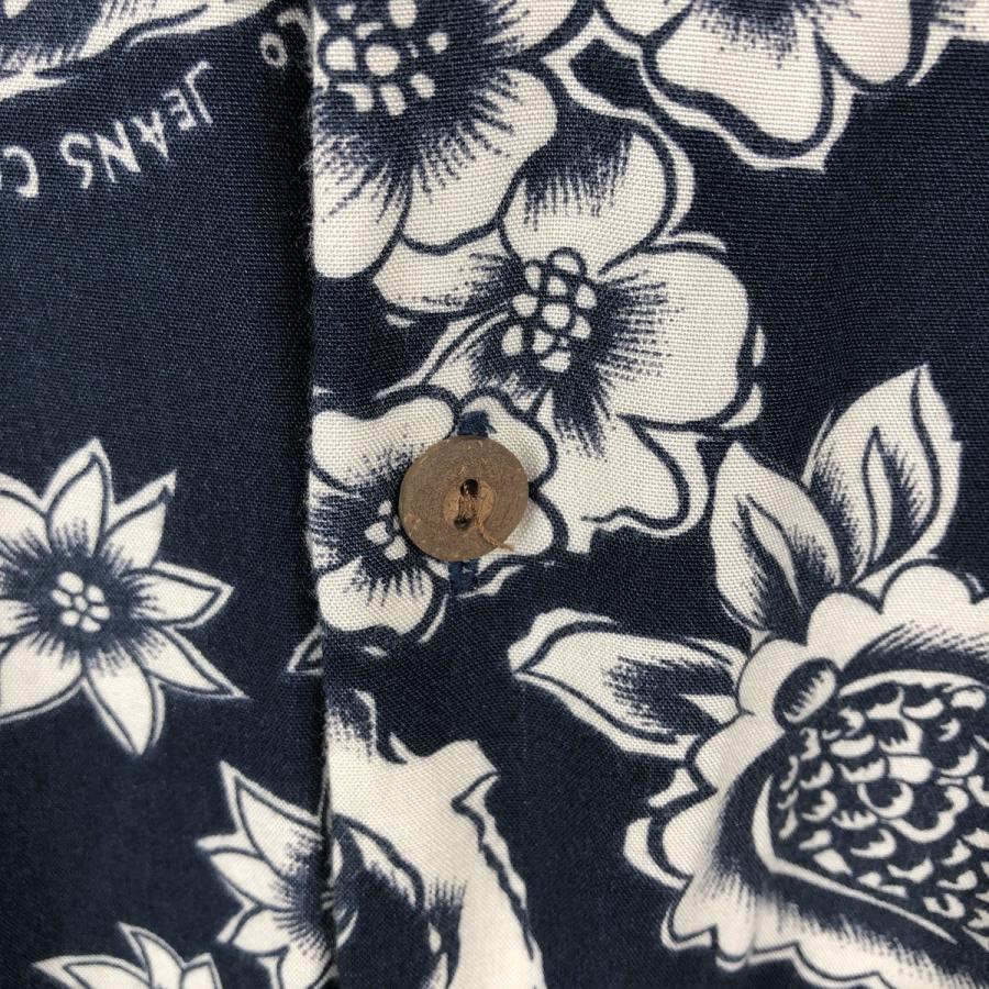 ラルフローレン POLO JEANS COMPANY 総柄 花柄 オープンカラー