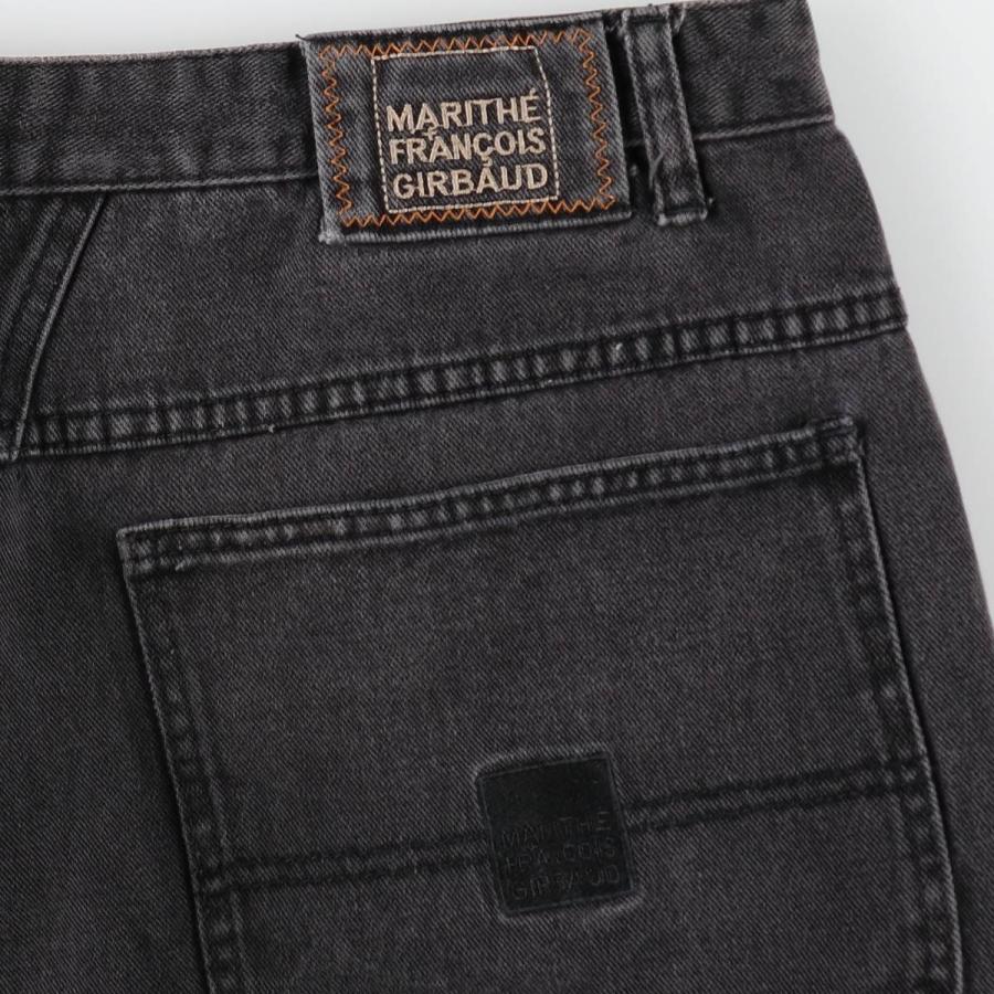 古着 マリテフランソワジルボー MARITHE FRANCOIS GIRBAUD ブラックデニム テーパードデニムパンツ メンズw37相当 /eaa628160_5