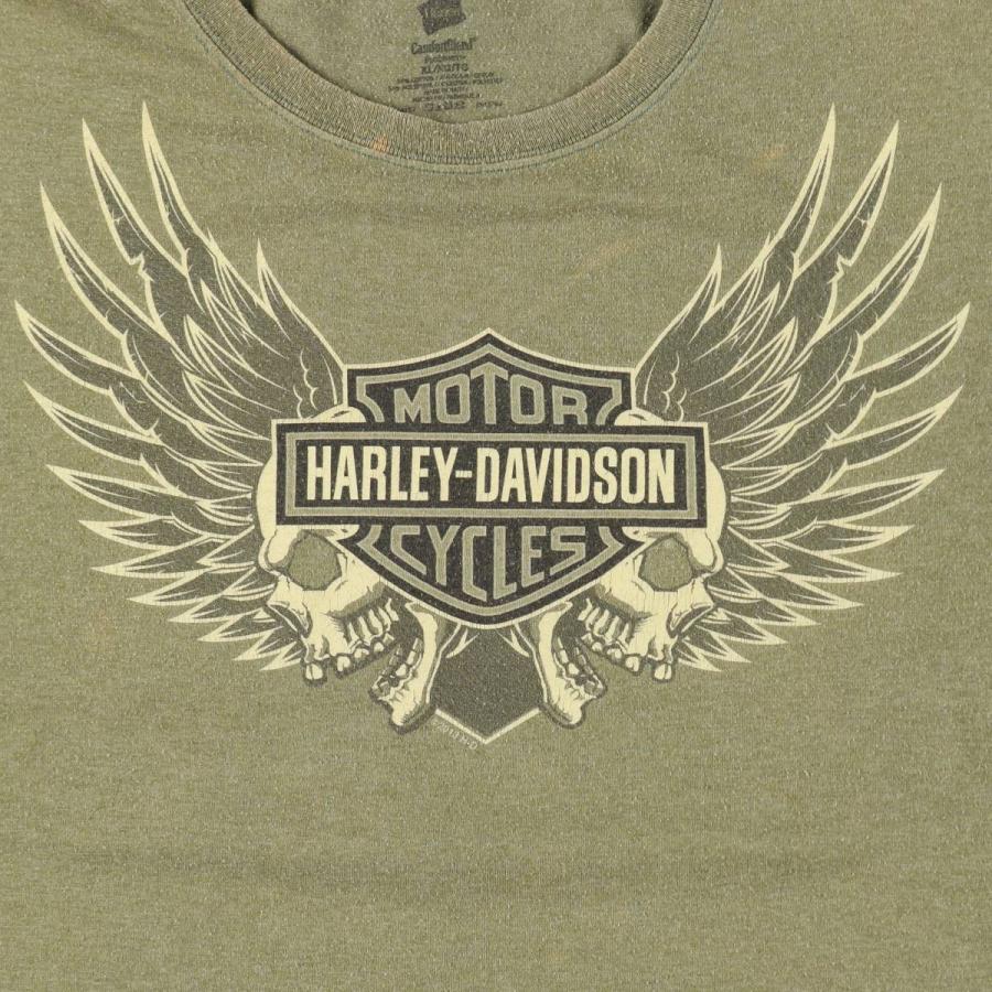 古着 ハーレーダビッドソン Harley-Davidson スカルウィング モーター