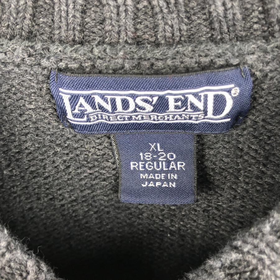 古着 ~00年代 ランズエンド LANDS' END コットンニットセーター レディースXL相当/eaa628708 古着 ~00年代 ランズエンド LANDS' END コットンニットセーター