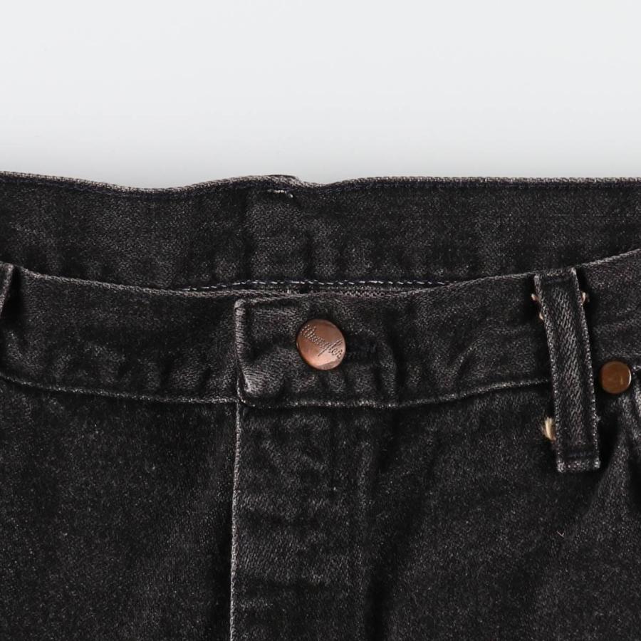 Wrangler（ラングラー） 古着 90年代 先染めブラックデニム テーパード