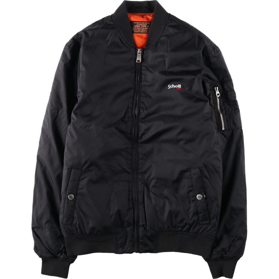 古着 民間品 ショット SCHOTT CWU-Rタイプ 中綿入り ミリタリー フライトジャケット メンズS相当/eaa629156 Schott N.Y.C（ショット） 古着 民間品 SCHOTT CWU-Rタイプ 中綿入り