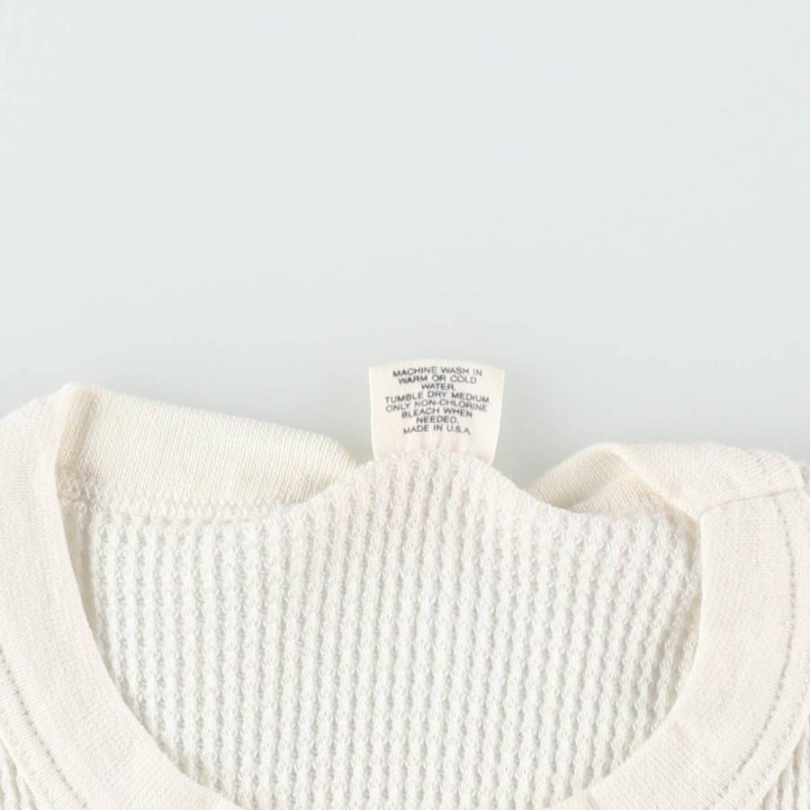 Hanes（ヘインズ） 古着 80年代~ サーマルロンT ワッフル USA製