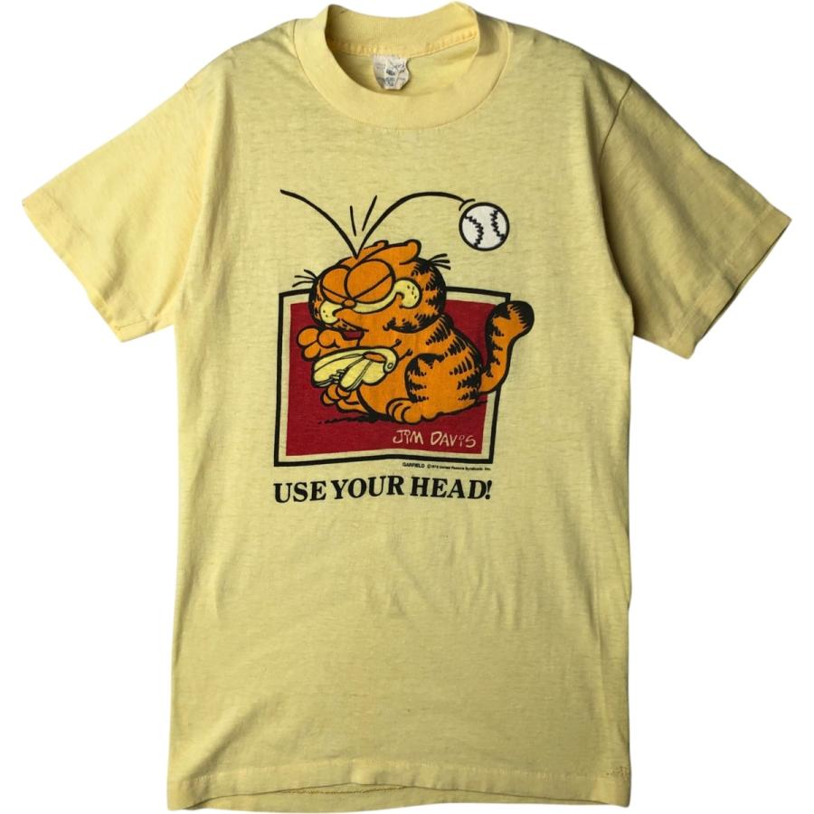 古着 70年代 GARFIELD ガーフィールド キャラクタープリントTシャツ