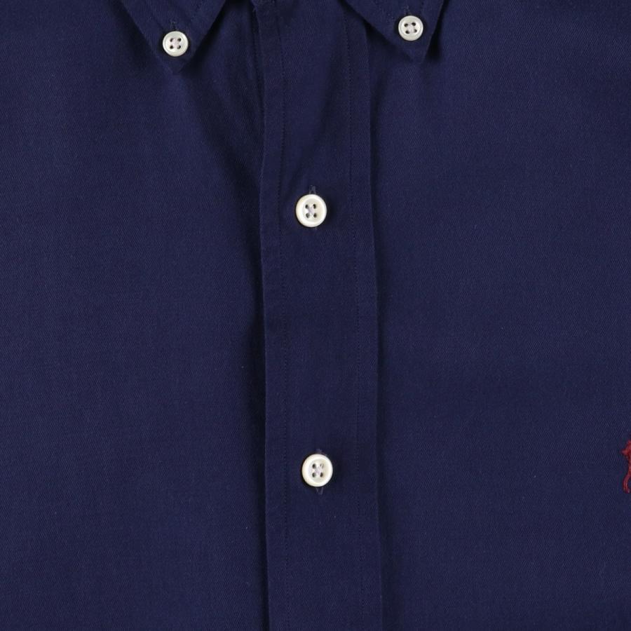 古着 ラルフローレン Ralph Lauren BLAKE シルク×コットン 長袖 ボタン