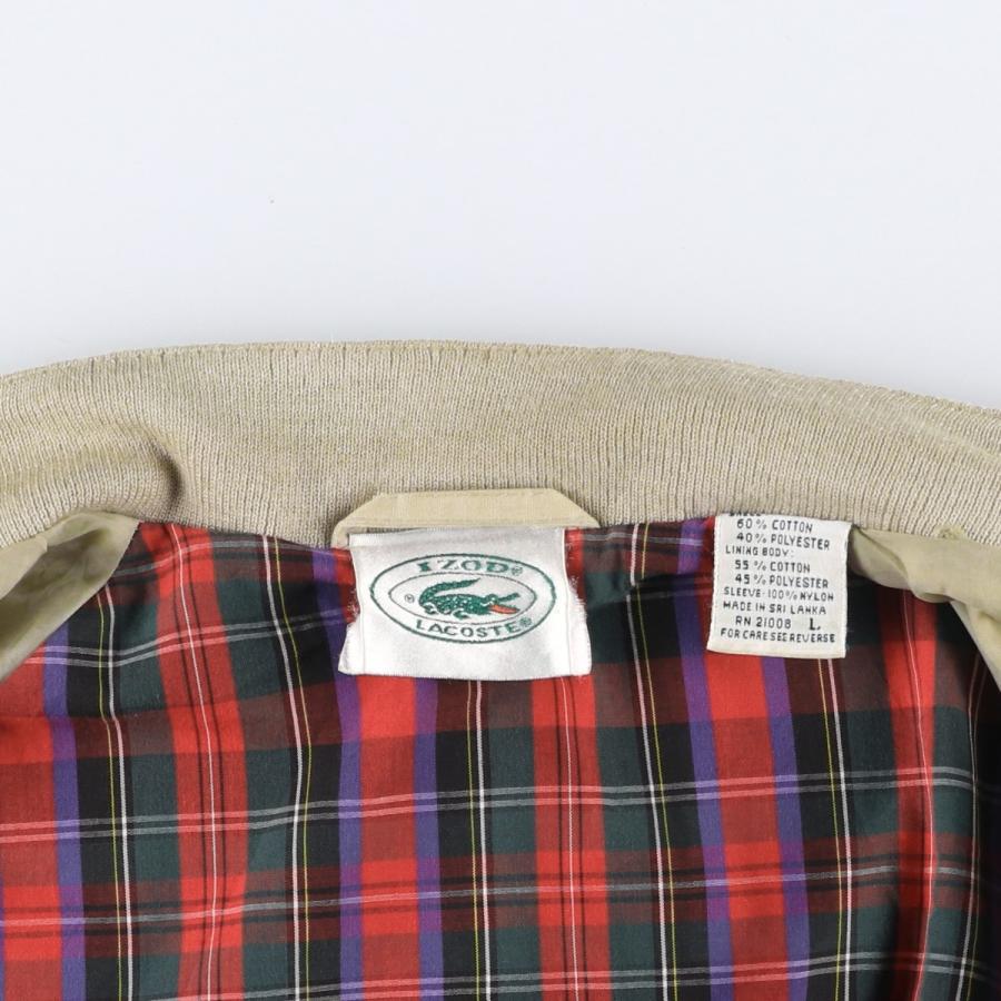 LACOSTE（ラコステ） 古着 80~90年代 LACOSTE IZOD ハリントン
