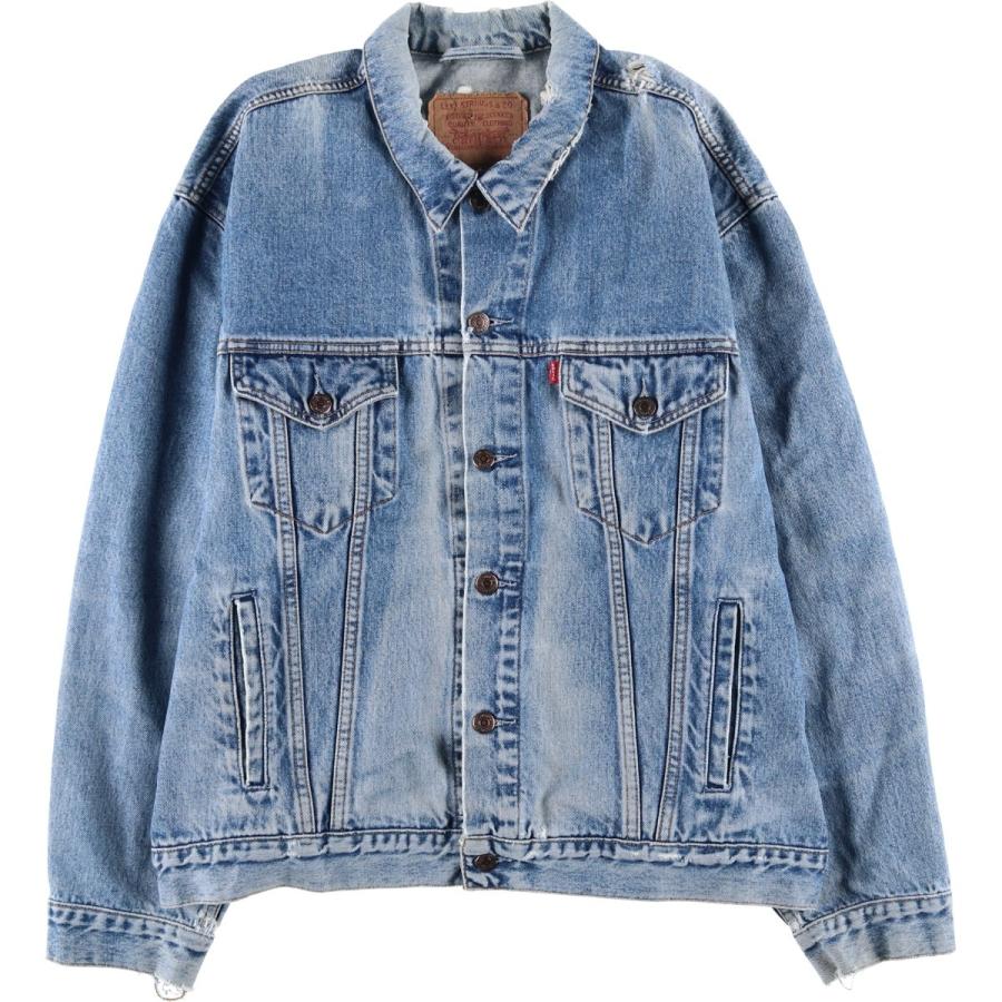 古着 90年代 リーバイス Levi's 70503-0216 ユーロモデル デニムジャケット Gジャン メンズXXL相当 ヴィンテージ/eaa629354 Levi's（リーバイス） 古着 90年代 Levi's 70503-0216 ユーロモデル
