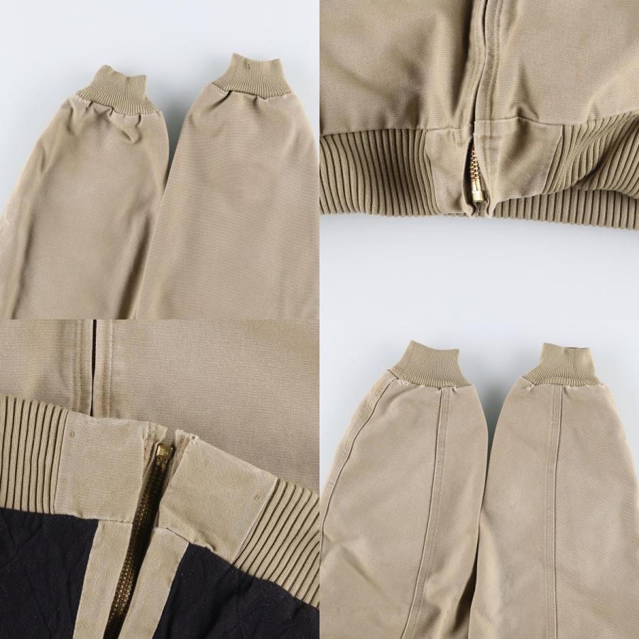 古着 カーハート Carhartt アクティブジャケット 中綿入り ダックフルジップパーカー メンズXL相当/eaa629381 Carhartt（カーハート） 古着 アクティブジャケット 中綿入り ダック