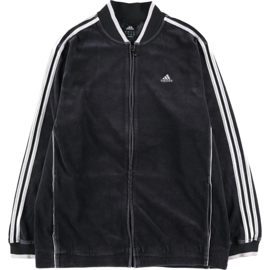 adidas（アディダス） 古着 ベロアジャージ トラックジャケット メンズ