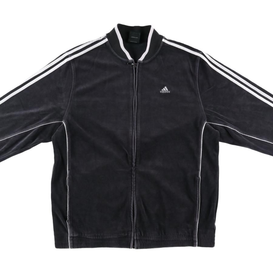 adidas（アディダス） 古着 ベロアジャージ トラックジャケット メンズ