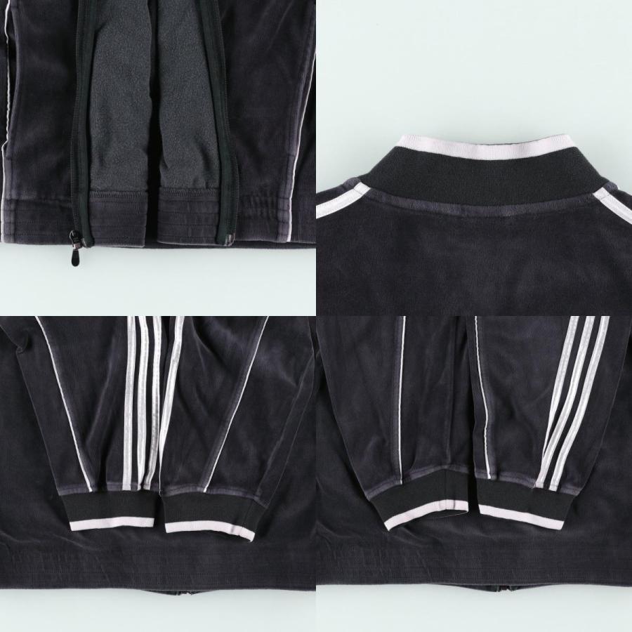adidas（アディダス） 古着 ベロアジャージ トラックジャケット メンズ