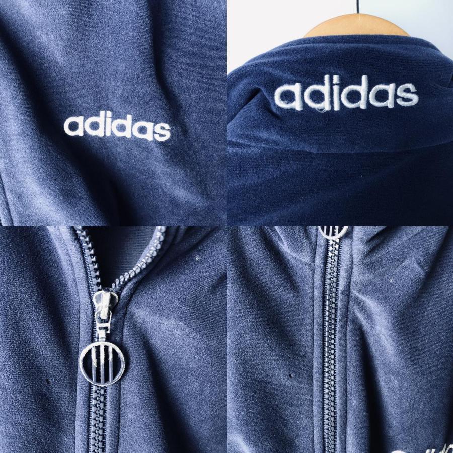 adidas（アディダス） 古着 90~00年代 トレフォイルロゴ ベロア