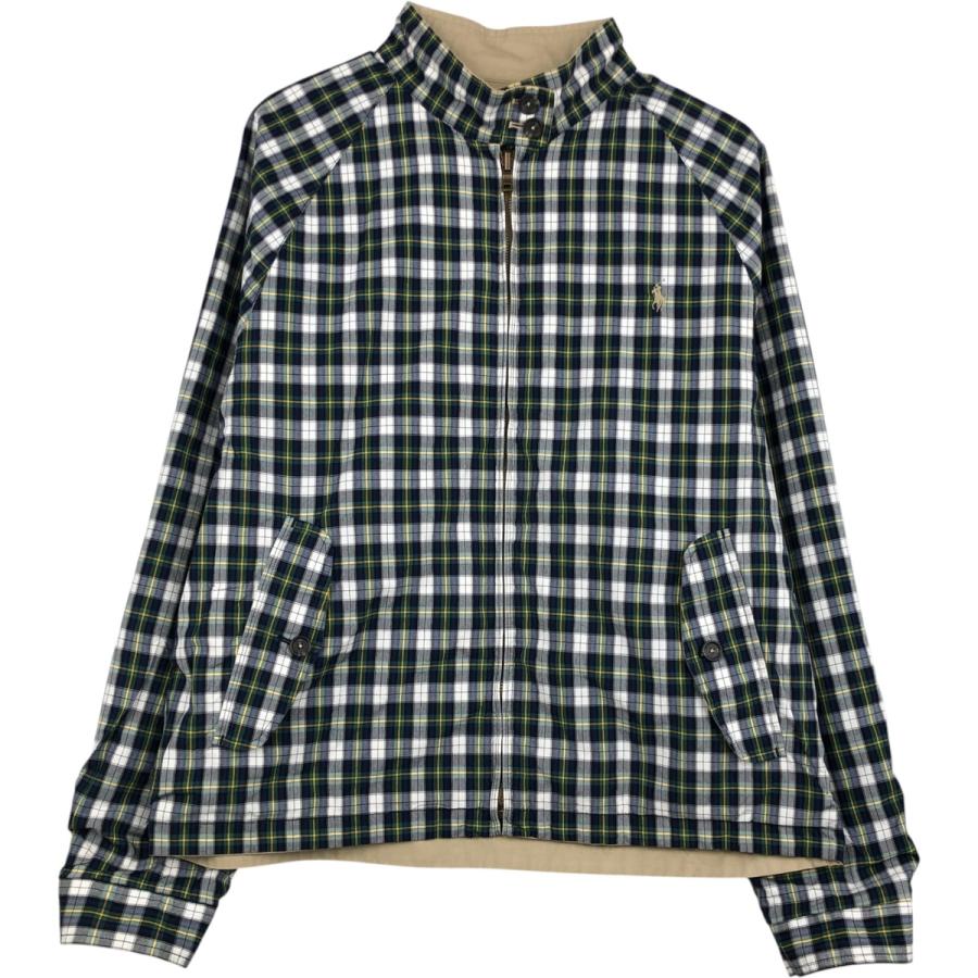 専用・レア♪ラルフローレン・スイングトップ・ジャケット・チェック 古着 ラルフローレン POLO RALPH LAUREN チェック柄 リバーシブル