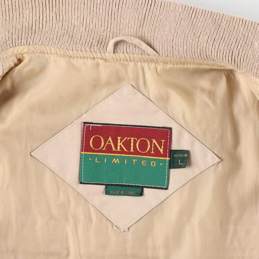 古着 90年代 OAKTON LIMITED ダービージャケット カップショルダー
