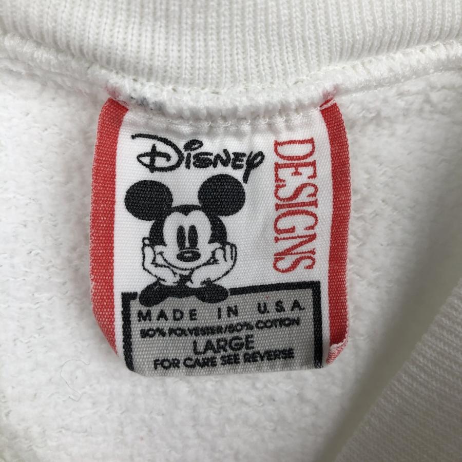 古着 90年代 Disney DEDIGNS ミッキーマウス キャラクタースウェット