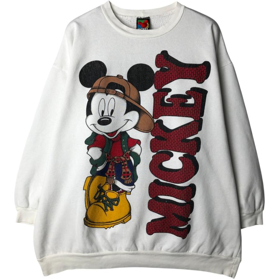 古着 90年代 MICKEY UNLIMITED MICKEY MOUSE ミッキーマウス キャラクタースウェットシャツ トレーナー メンズXXL相当 ヴィンテージ/eaa629788 古着 90年代 MICKEY UNLIMITED ミッキーマウス キャラクタースウェット