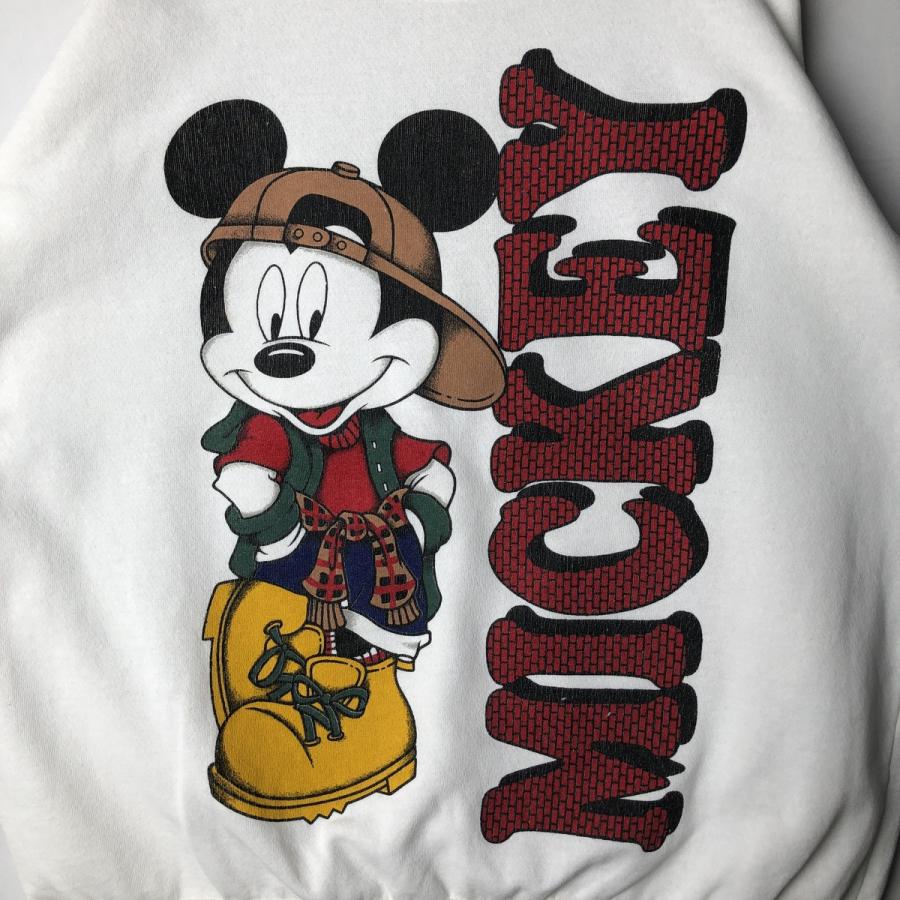 古着 90年代 MICKEY UNLIMITED ミッキーマウス キャラクタースウェット