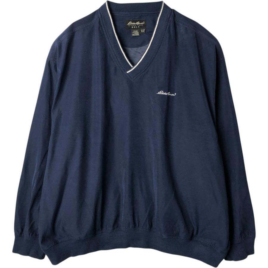 古着 エディーバウアー Eddie Bauer GOLF Vネック ウォームアッププルオーバー メンズXL相当/eaa629923 Eddie Bauer（エディーバウアー） 古着 Eddie Bauer GOLF Vネック
