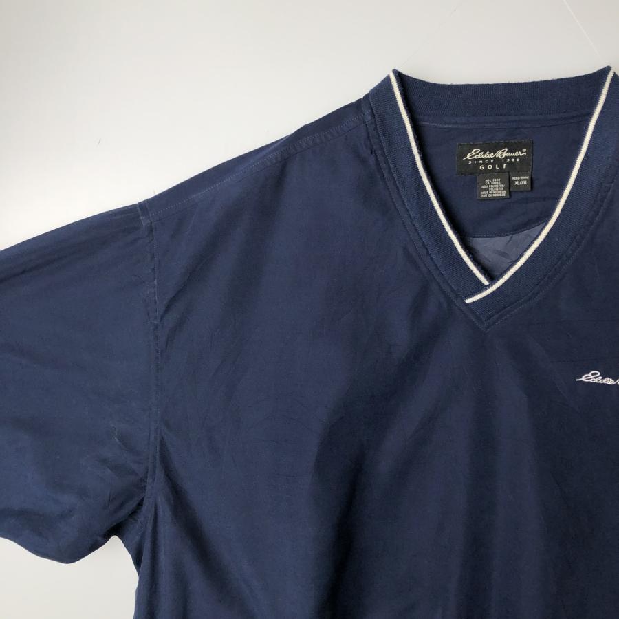 古着 エディーバウアー Eddie Bauer GOLF Vネック ウォームアッププルオーバー メンズXL相当/eaa629923 Eddie Bauer（エディーバウアー） 古着 Eddie Bauer GOLF Vネック