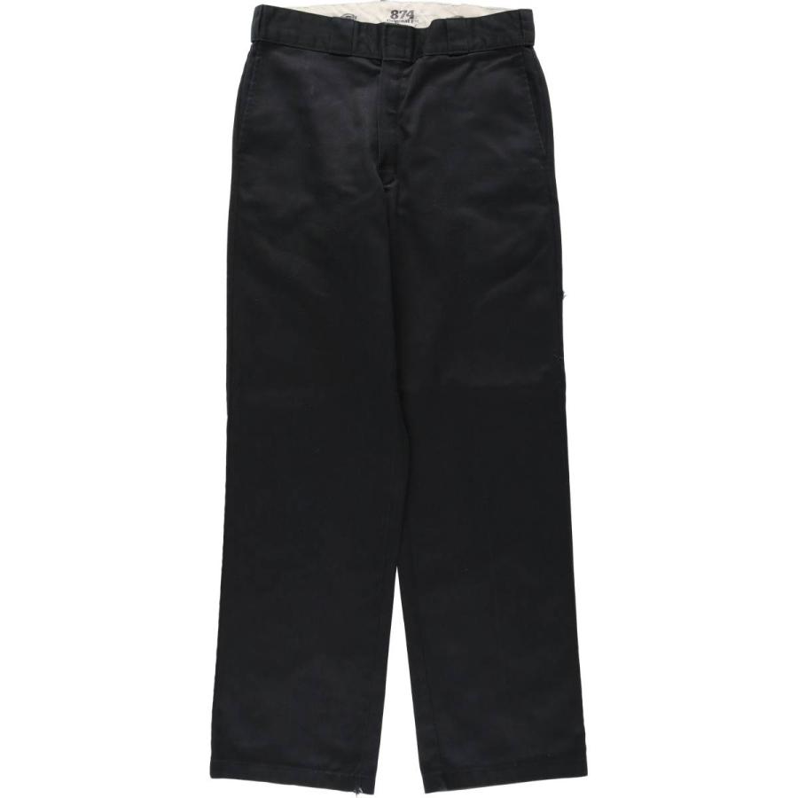 希少 90s Dickies 874 ブラック ワークパンツ USA製 W31 Dickies（ディッキーズ） 古着 Dickies 874 Orignal Fit ワークパンツ