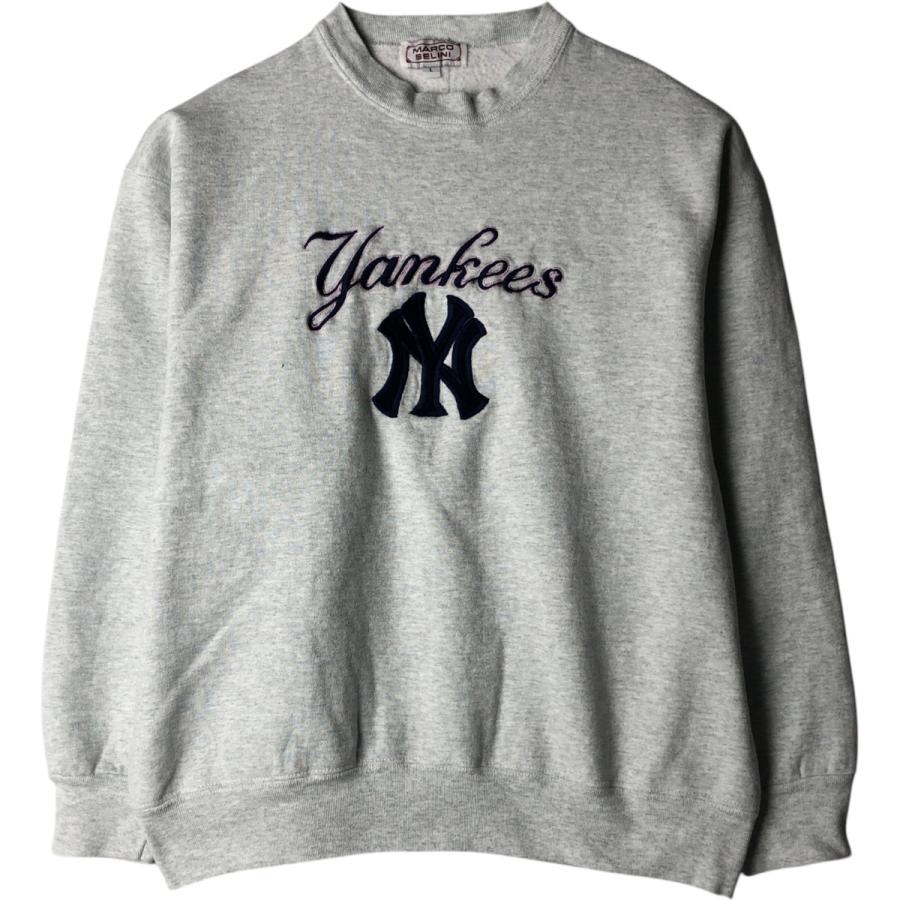古着 MARCO SELINI MLB NEW YORK YANKEES ニューヨークヤンキース スウェットシャツ トレーナー メンズL相当/eaa630092 古着 MARCO SELINI MLB NEW YORK YANKEES ニューヨークヤンキース