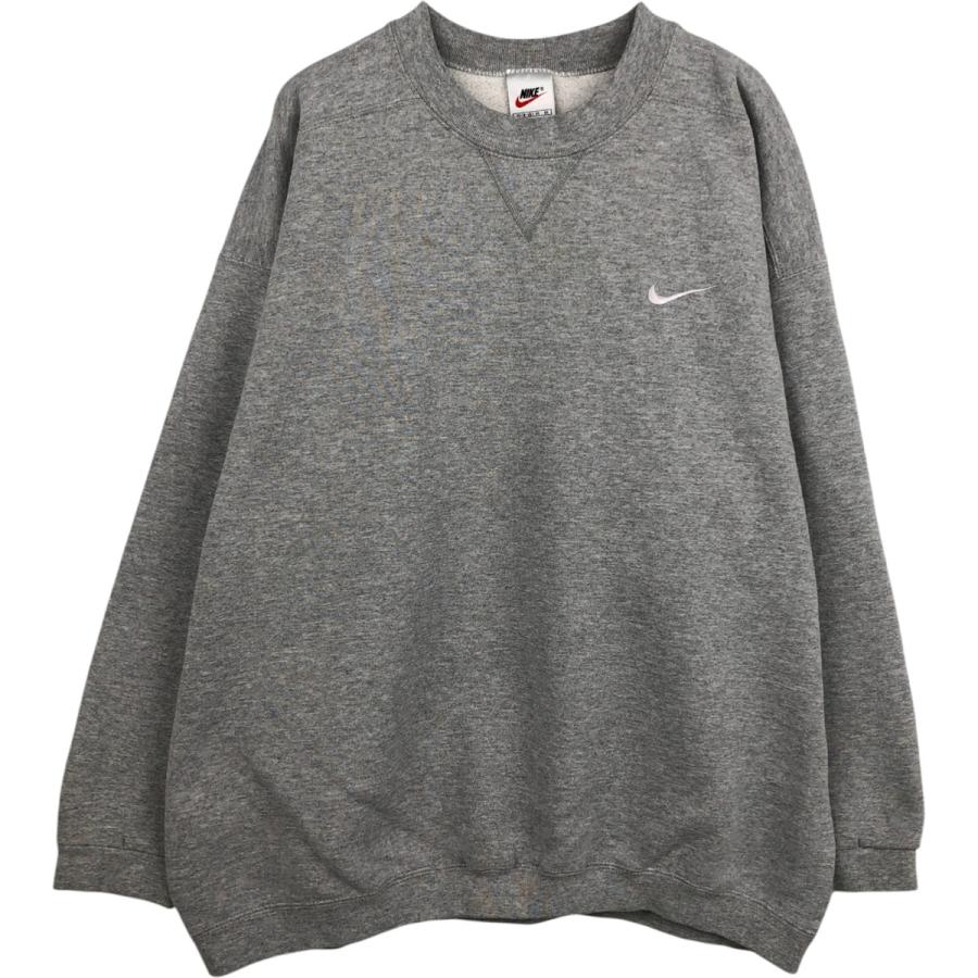 90s~00s USA製 Nike ナイキ スウェット Mサイズ NIKE（ナイキ） 古着 90~00年代 ワンポイントロゴスウェットシャツ
