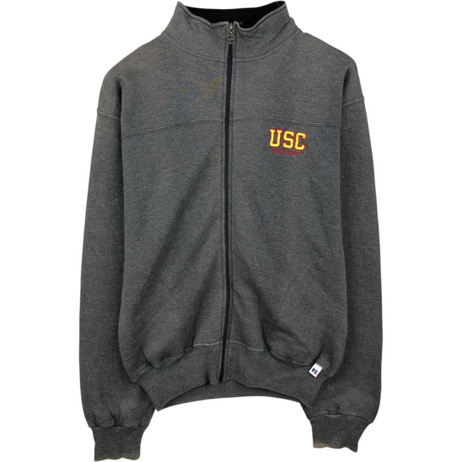 古着 90年代 ラッセル Russell ATHLETIC フルジップスウェットシャツ 