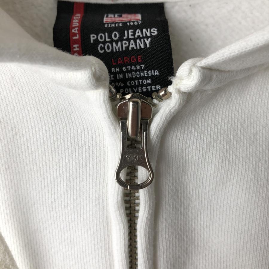 古着 ラルフローレン Ralph Lauren POLO JEANS COMPANY スウェットフルジップパーカー メンズL相当/eaa630147 古着 ラルフローレン Ralph Lauren POLO JEANS COMPANY スウェット