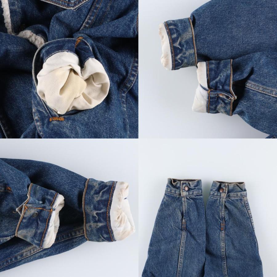古着 80年代 リーバイス Levi's 70608-0216 デニムボアジャケット USA製 メンズM相当 ヴィンテージ/eaa630171 Levi's（リーバイス） 古着 80年代 Levi's 70608-0216 デニムボア