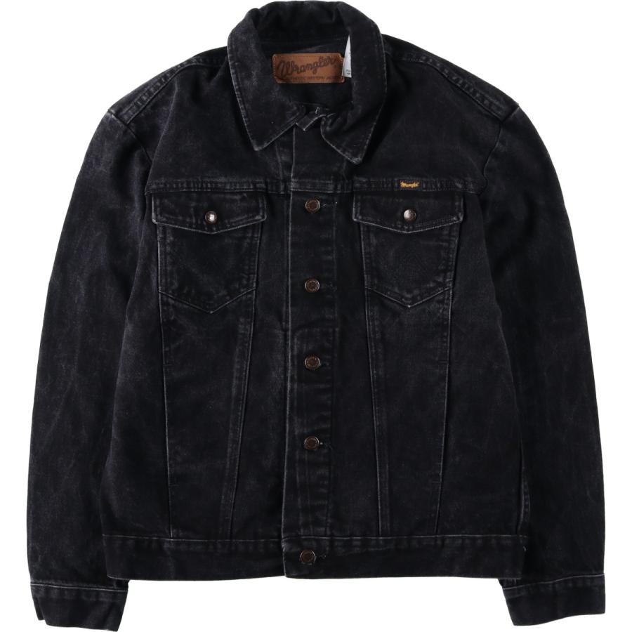 Wrangler（ラングラー） 古着 ブラック デニムジャケット Gジャン