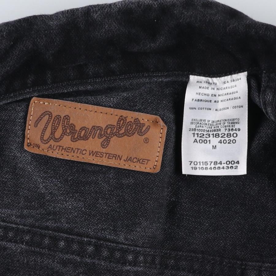 Wrangler（ラングラー） 古着 ブラック デニムジャケット Gジャン