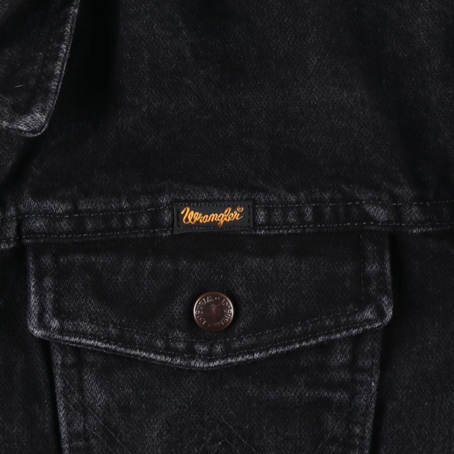 Wrangler（ラングラー） 古着 ブラック デニムジャケット Gジャン