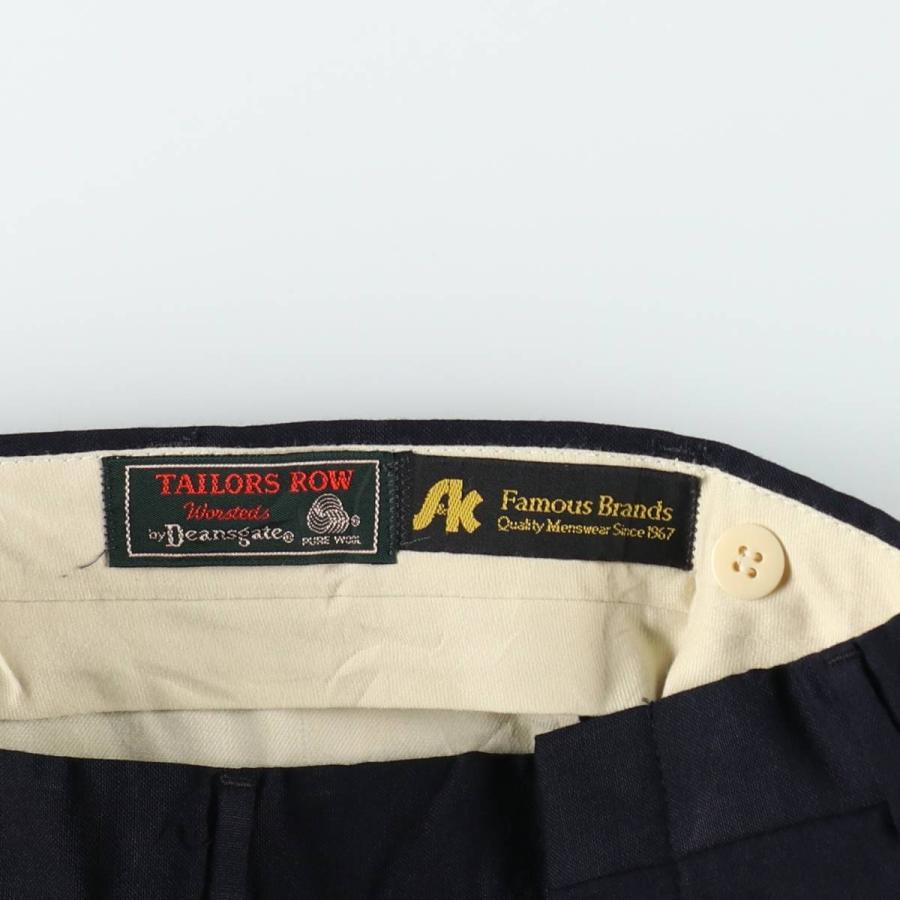 古着 ~90年代 Deansgate Tailors Row ツータック ウールパンツ