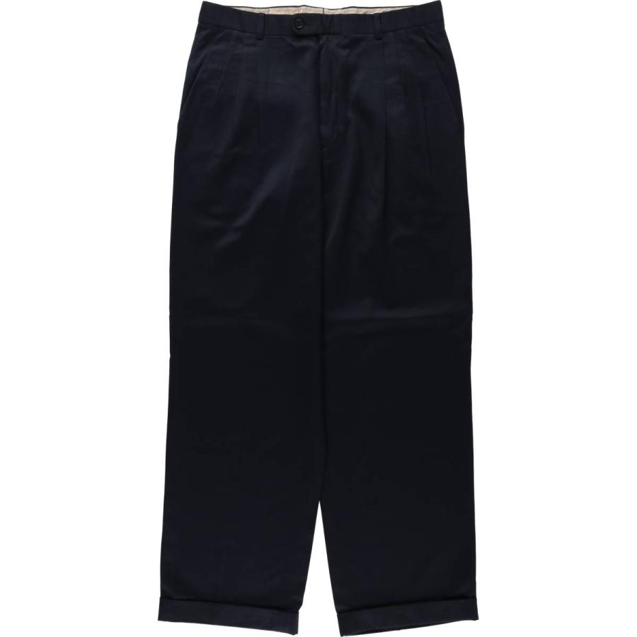 古着 Zanella スリータック ウールパンツ スラックス イタリア製