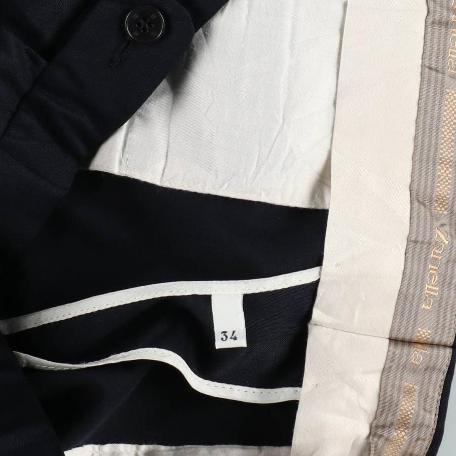 古着 Zanella スリータック ウールパンツ スラックス イタリア製