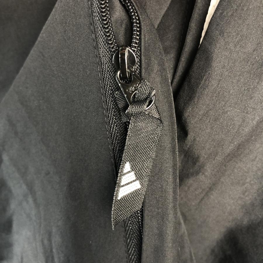 adidas（アディダス） 古着 フード付き ナイロンプルオーバー メンズM