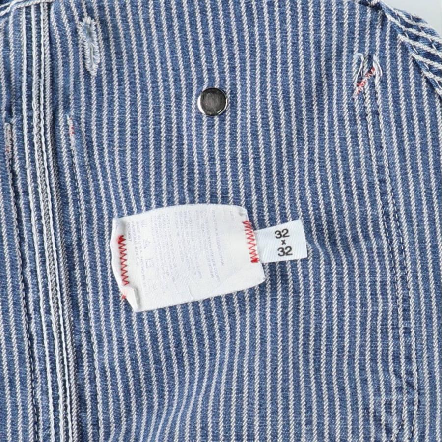 古着 ディッキーズ Dickies ヒッコリーストライプ オーバーオール USA製 メンズw34相当 /eaa630420_3