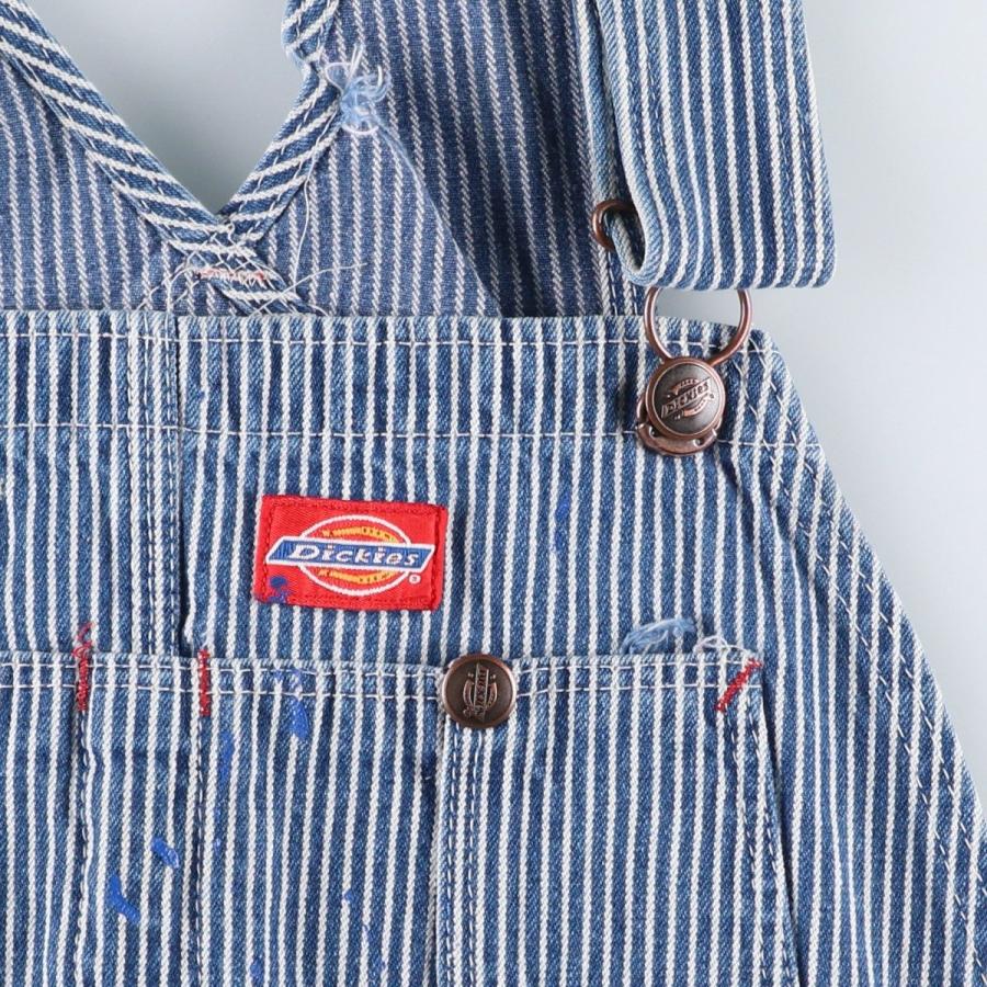 古着 ディッキーズ Dickies ヒッコリーストライプ オーバーオール USA製 メンズw36相当 /eaa630421_2