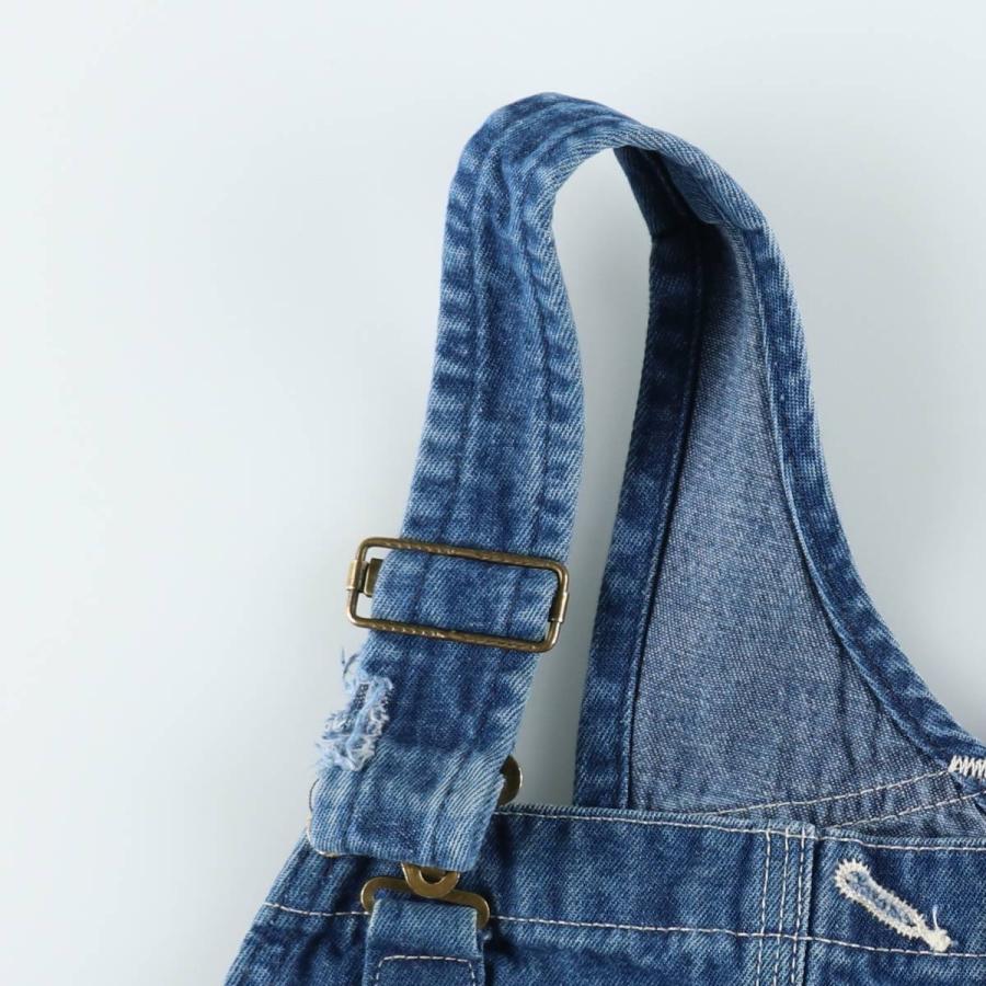 Carhartt（カーハート） 古着 カットオフ デニムオーバーオール メンズ