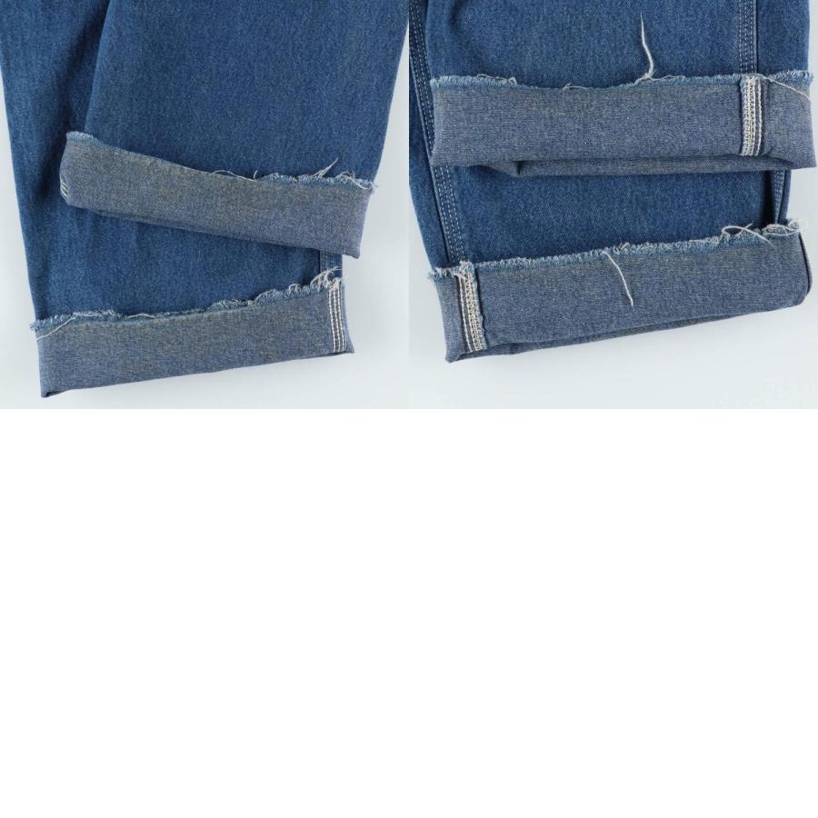 古着 カーハート Carhartt カットオフ デニムオーバーオール メンズw32相当/eaa630422 Carhartt（カーハート） 古着 カットオフ デニムオーバーオール メンズ