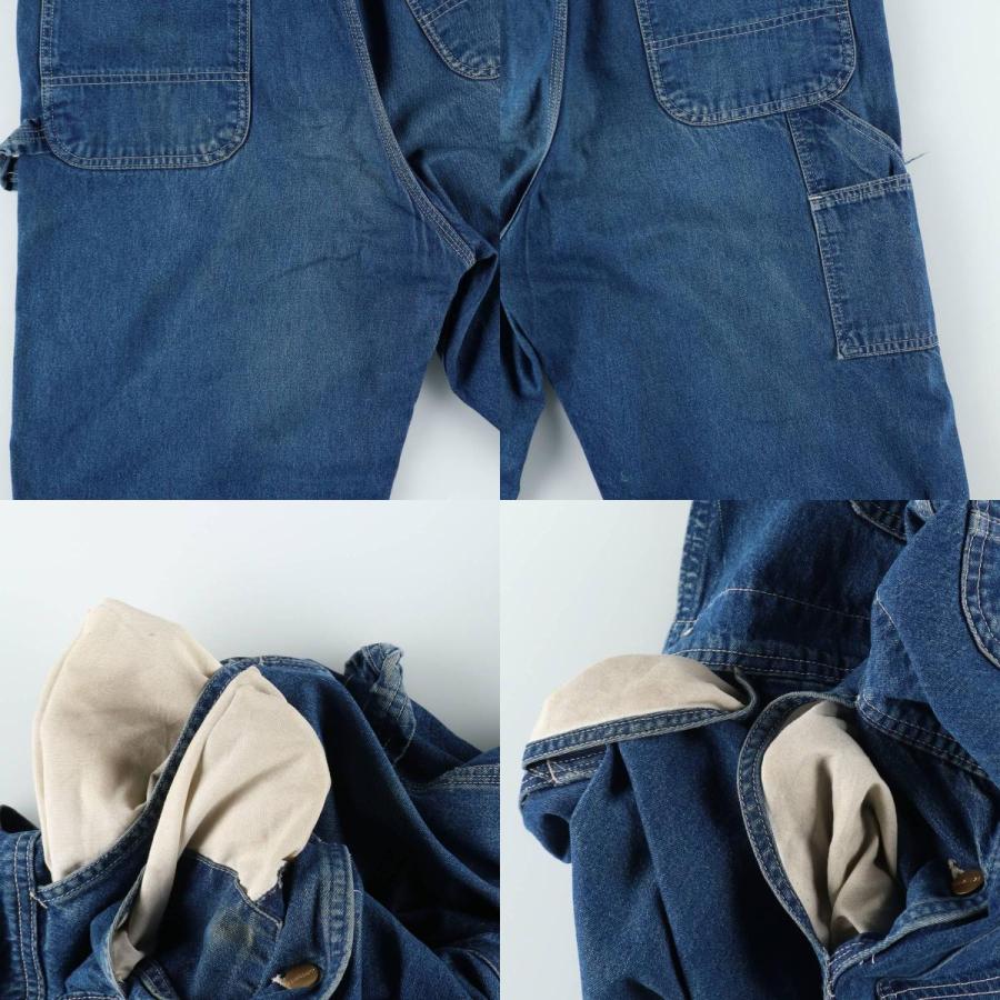 古着 カーハート Carhartt デニムオーバーオール メンズw37相当/eaa630423 Carhartt（カーハート） 古着 デニムオーバーオール メンズw37相当
