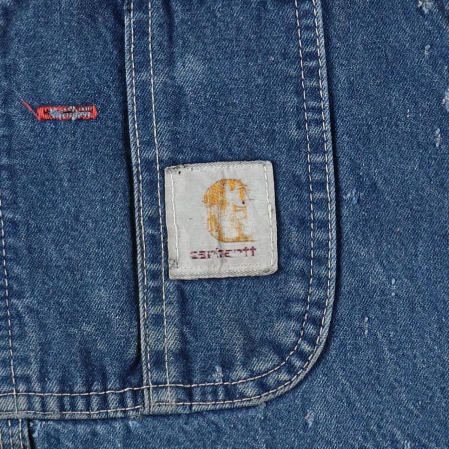 Carhartt（カーハート） 古着 デニムオーバーオール メンズw37相当