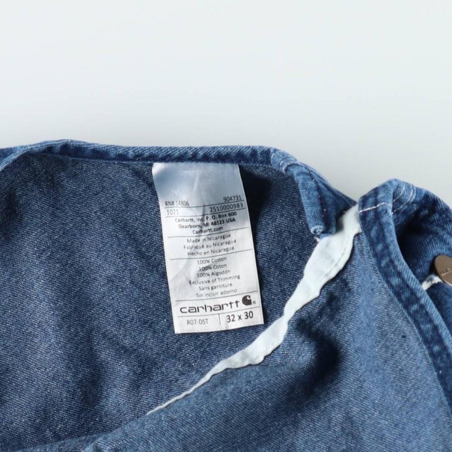 Carhartt（カーハート） 古着 デニムオーバーオール メンズw30相当