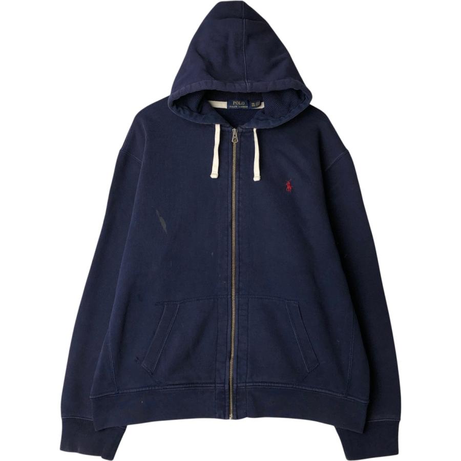 古着 ラルフローレン Ralph Lauren POLO RALPH LAUREN スウェットフルジップパーカー メンズXXL相当/eaa630471 古着 ラルフローレン Ralph Lauren POLO RALPH LAUREN スウェット