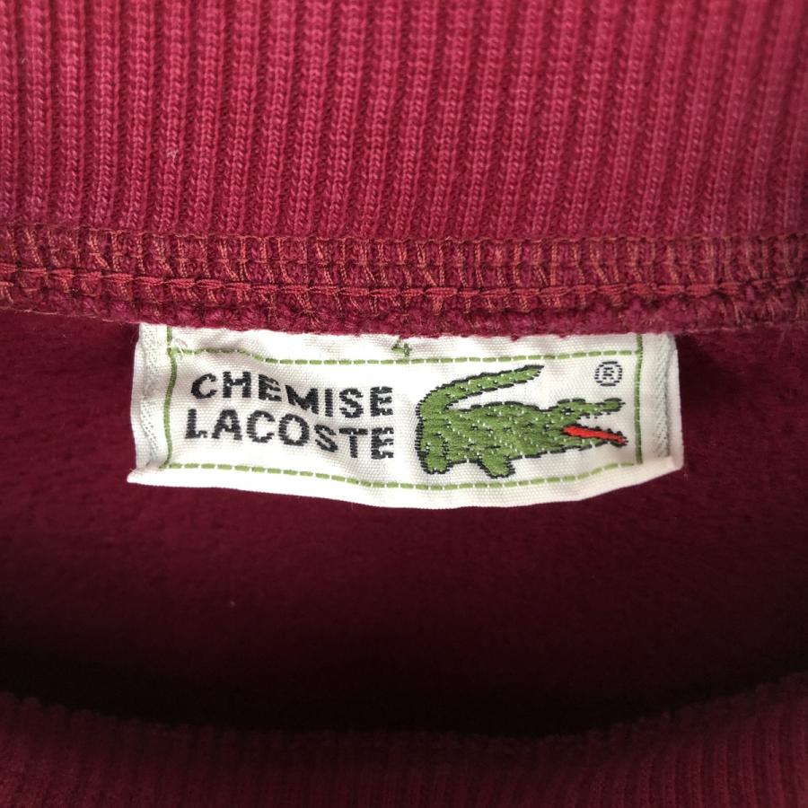 LACOSTE（ラコステ） 古着 モックネック ワンポイントロゴスウェット