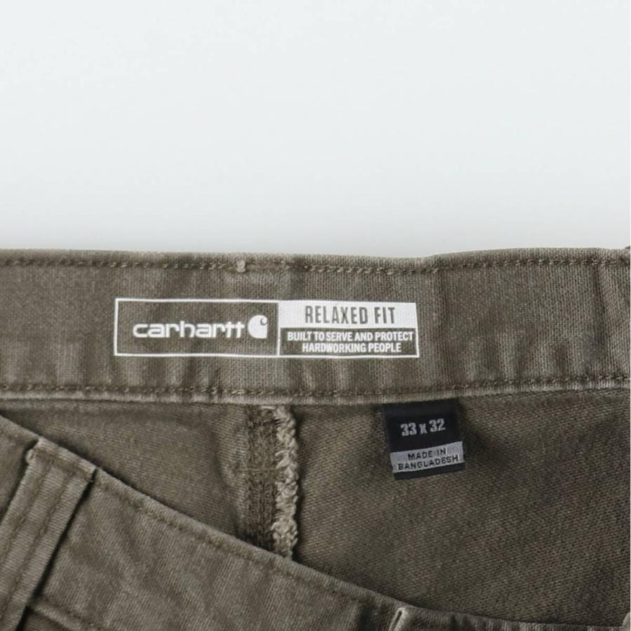 古着 カーハート Carhartt RELAXED FIT ダックペインターパンツ メンズw34相当 ジッパーフライ/eaa630683 Carhartt（カーハート） 古着 Carhartt RELAXED FIT ダックペインター