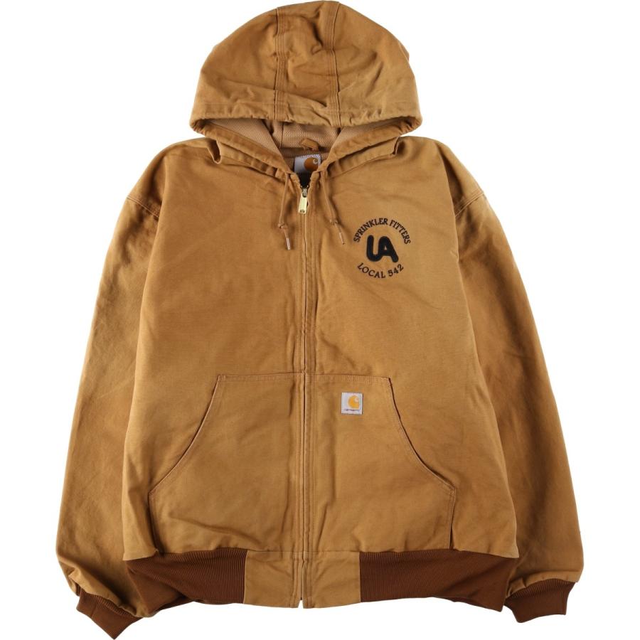 Carhartt（カーハート） 古着 アクティブジャケット ダックフルジップ