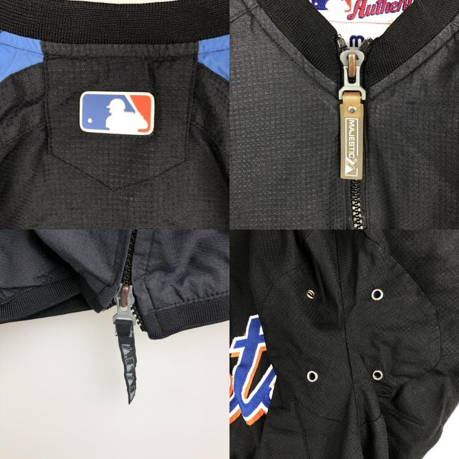 Majestic製 MLB公式 ニューヨークメッツプルオーバーハーフジップL Majestic製 MLB公式 ニューヨークメッツプルオーバーハーフジップL