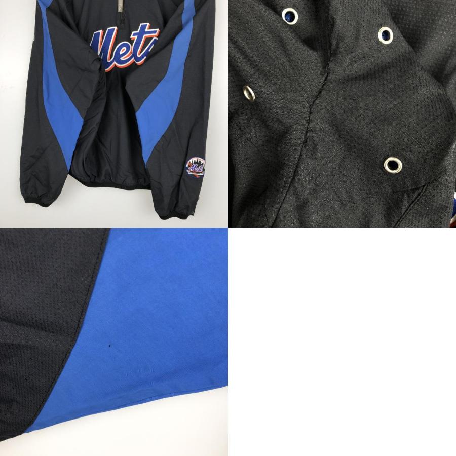 古着 90年代 Majestic MLB NEW YORK METS ニューヨークメッツ ハーフ