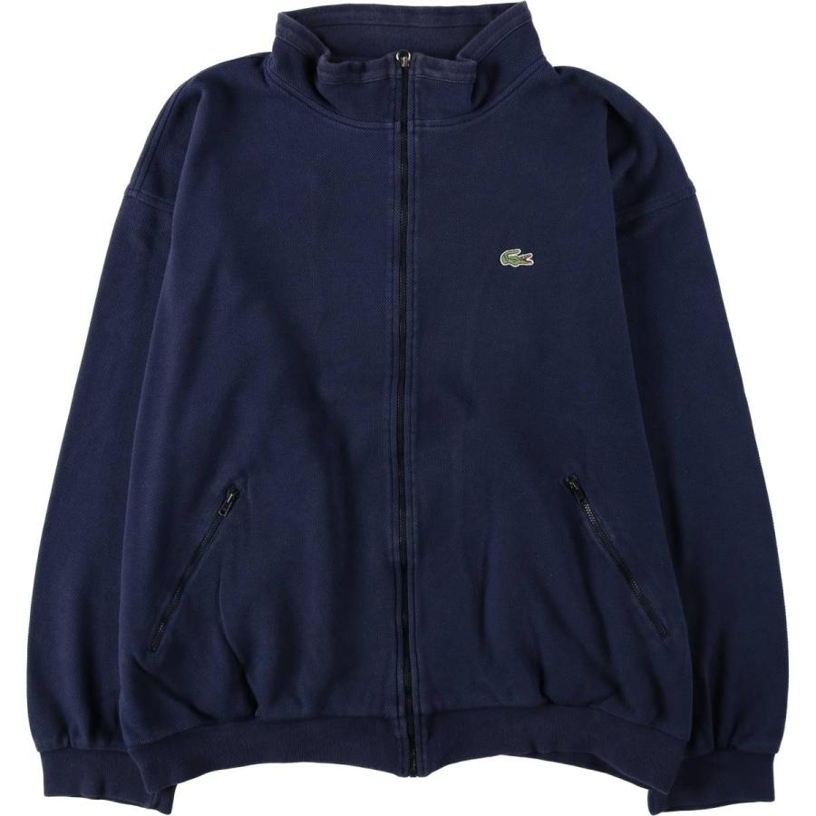 古着 ラコステ LACOSTE 鹿の子 フルジップスウェットシャツ トレーナー 6 メンズXL相当/eaa631066 LACOSTE（ラコステ） 古着 鹿の子 フルジップスウェットシャツ